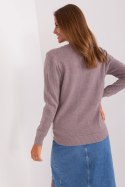 Sweter Damski Model AT-SW-232901.25X Light Violet - AT AT Sweter Damski Model AT-SW-232901.25X Light Violet - AT AT