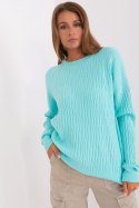 Sweter Damski Model AT-SW-2338.14P Mint - AT AT Sweter Damski Model AT-SW-2338.14P Mint - AT AT