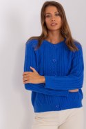 Sweter Damski Model AT-SW-2346-2.99P Cobalt - AT AT Sweter Damski Model AT-SW-2346-2.99P Cobalt - AT AT