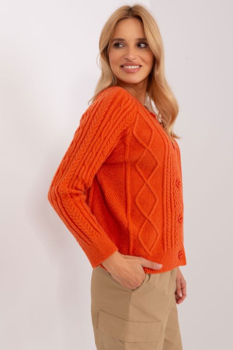 Sweter Damski Model AT-SW-2346-2.99P Orange - AT AT Sweter Damski Model AT-SW-2346-2.99P Orange - AT AT