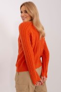 Sweter Damski Model AT-SW-2346-2.99P Orange - AT AT Sweter Damski Model AT-SW-2346-2.99P Orange - AT AT