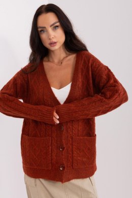 Sweter Damski Model AT-SW-2358.31 Dark Orange - AT AT