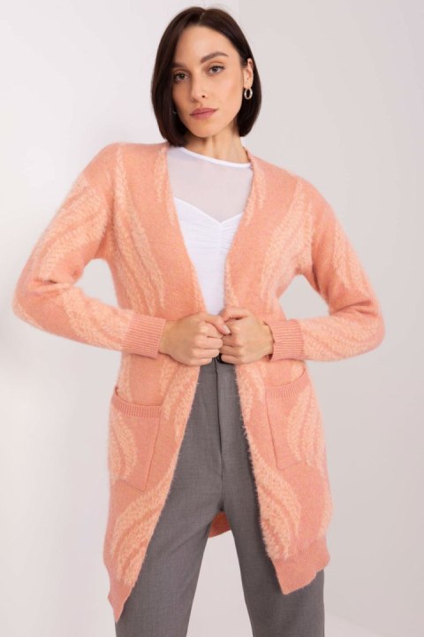 Sweter Kardigan Model AT-SW-234501.00P Dark Pink - AT AT Sweter Kardigan Model AT-SW-234501.00P Dark Pink - AT AT