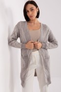 Sweter Kardigan Model AT-SW-234501.00P Grey - AT AT Sweter Kardigan Model AT-SW-234501.00P Grey - AT AT