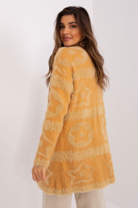 Sweter Kardigan Model AT-SW-234503.00P Camel - AT AT Sweter Kardigan Model AT-SW-234503.00P Camel - AT AT