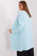 Sweter Kardigan Model AT-SW-234503.00P Light Blue - AT AT Sweter Kardigan Model AT-SW-234503.00P Light Blue - AT AT
