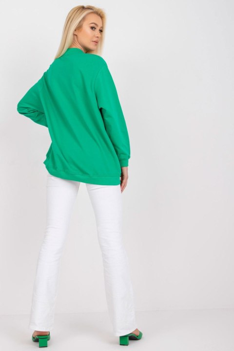 Bluza Damska Model RV-BL-5185.73P Green - BFG BFG Bluza Damska Model RV-BL-5185.73P Green - BFG BFG