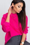 Bluza Damska Model RV-BL-5185.79P Fuksja - BFG BFG Bluza Damska Model RV-BL-5185.79P Fuksja - BFG BFG