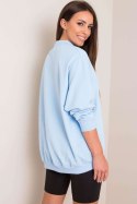 Bluza Damska Model RV-BL-5185.84P Light Blue - BFG BFG Bluza Damska Model RV-BL-5185.84P Light Blue - BFG BFG