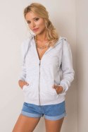 Bluza Damska Model RV-BL-5769.99P Light Grey - BFG BFG Bluza Damska Model RV-BL-5769.99P Light Grey - BFG BFG