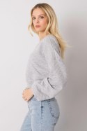 Bluza Damska Model RV-BL-7450.64 Grey - BFG BFG Bluza Damska Model RV-BL-7450.64 Grey - BFG BFG