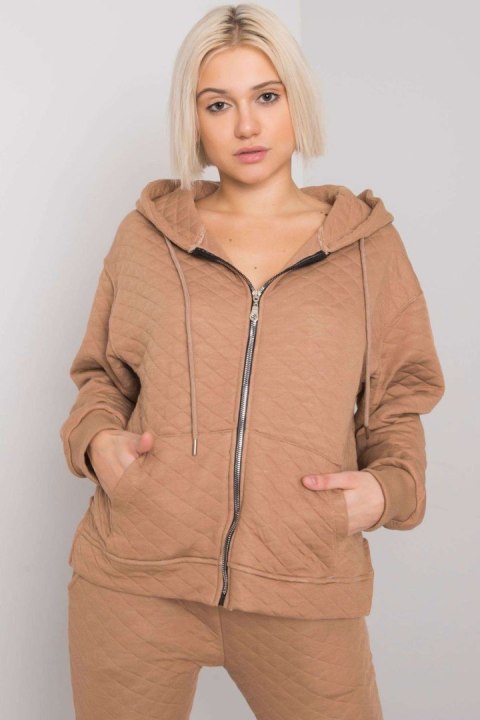 Bluza Damska Model RV-BL-7451.23 Camel - BFG BFG Bluza Damska Model RV-BL-7451.23 Camel - BFG BFG