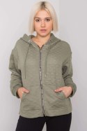 Bluza Damska Model RV-BL-7451.23 Khaki - BFG BFG Bluza Damska Model RV-BL-7451.23 Khaki - BFG BFG