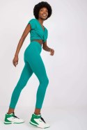 Legginsy Model AP-LG-A-002 Dark Green - BFG BFG Legginsy Model AP-LG-A-002 Dark Green - BFG BFG
