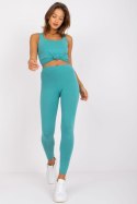 Legginsy Model AP-LG-A-002 Turkus - BFG BFG Legginsy Model AP-LG-A-002 Turkus - BFG BFG