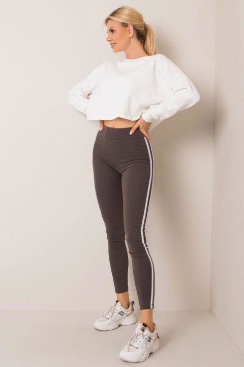 Legginsy Model RV-LG-4954.55 Dark Khaki - BFG BFG Legginsy Model RV-LG-4954.55 Dark Khaki - BFG BFG