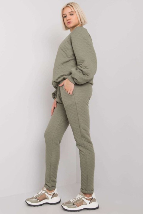 Spodnie Komplet Model RV-KMPL-7448.28 Khaki - BFG BFG Spodnie Komplet Model RV-KMPL-7448.28 Khaki - BFG BFG