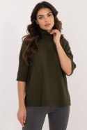 Sweter Damski Model IT-SW-0812.00 Khaki - BFG BFG Sweter Damski Model IT-SW-0812.00 Khaki - BFG BFG