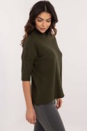 Sweter Damski Model IT-SW-0812.00 Khaki - BFG BFG Sweter Damski Model IT-SW-0812.00 Khaki - BFG BFG