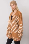 Sweter Kardigan Model FE-SW-3346.56P Camel - Fame Fame Sweter Kardigan Model FE-SW-3346.56P Camel - Fame Fame