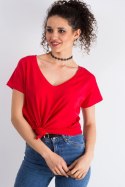 T-shirt Damski Model RV-TS-4832.14P Red - BFG BFG T-shirt Damski Model RV-TS-4832.14P Red - BFG BFG