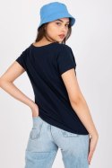 T-shirt Damski Model RV-TS-4832.42P Navy - BFG BFG T-shirt Damski Model RV-TS-4832.42P Navy - BFG BFG