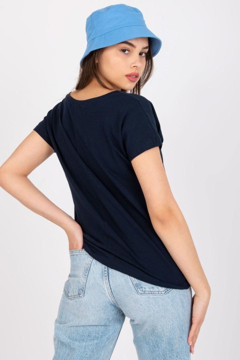 T-shirt Damski Model RV-TS-4832.42P Navy - BFG BFG T-shirt Damski Model RV-TS-4832.42P Navy - BFG BFG