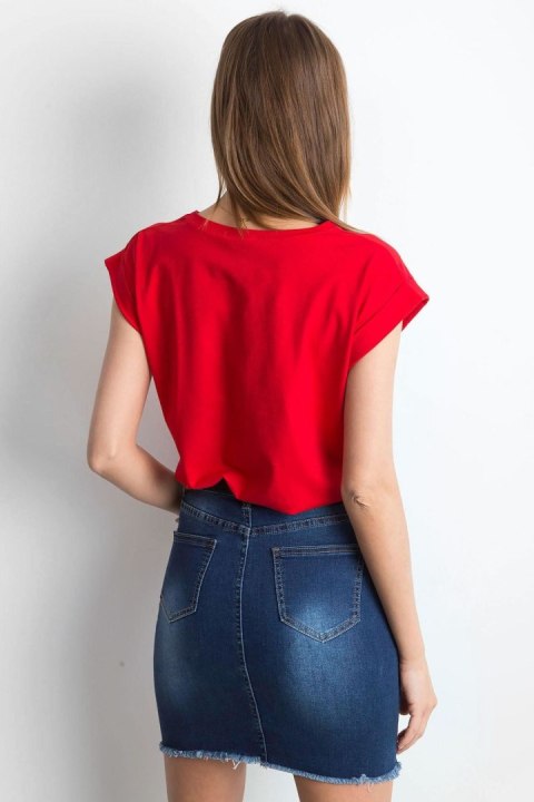 T-shirt Damski Model RV-TS-4833.01P Red - BFG BFG T-shirt Damski Model RV-TS-4833.01P Red - BFG BFG