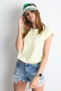 T-shirt Damski Model RV-TS-4833.24P Light Yellow - BFG BFG T-shirt Damski Model RV-TS-4833.24P Light Yellow - BFG BFG