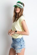 T-shirt Damski Model RV-TS-4833.24P Light Yellow - BFG BFG T-shirt Damski Model RV-TS-4833.24P Light Yellow - BFG BFG