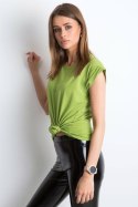 T-shirt Damski Model RV-TS-4833.26P Light Green - BFG BFG T-shirt Damski Model RV-TS-4833.26P Light Green - BFG BFG