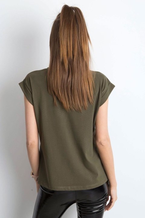 T-shirt Damski Model RV-TS-4833.36P Khaki - BFG BFG T-shirt Damski Model RV-TS-4833.36P Khaki - BFG BFG