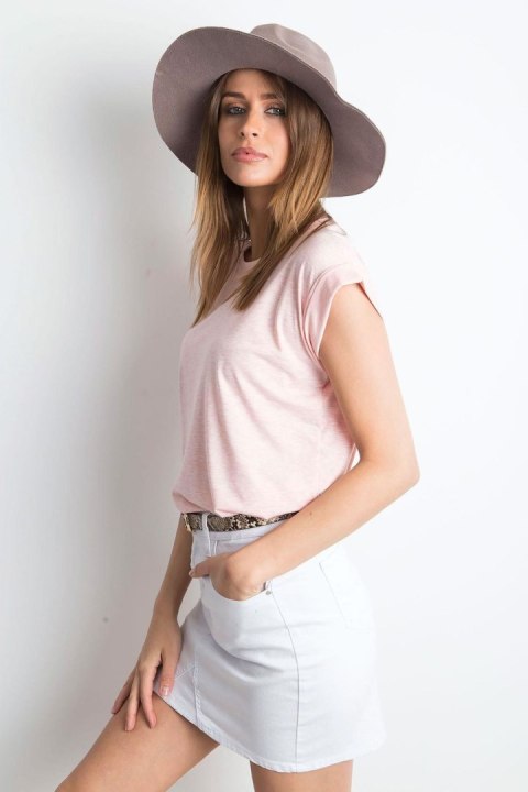T-shirt Damski Model RV-TS-4833.90P Light Pink - BFG BFG T-shirt Damski Model RV-TS-4833.90P Light Pink - BFG BFG