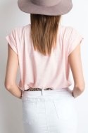 T-shirt Damski Model RV-TS-4833.90P Light Pink - BFG BFG T-shirt Damski Model RV-TS-4833.90P Light Pink - BFG BFG