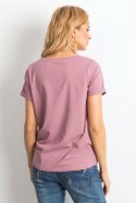 T-shirt Damski Model RV-TS-4838.54P Dark Pink - BFG BFG T-shirt Damski Model RV-TS-4838.54P Dark Pink - BFG BFG