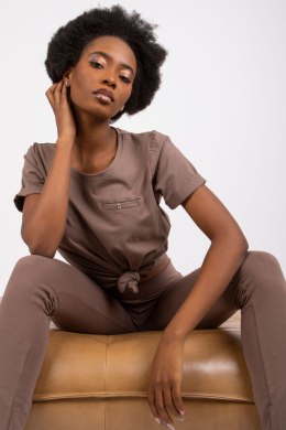 T-shirt Damski Model RV-TS-4838.73P Brown - BFG BFG