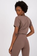 T-shirt Damski Model RV-TS-4838.73P Brown - BFG BFG T-shirt Damski Model RV-TS-4838.73P Brown - BFG BFG