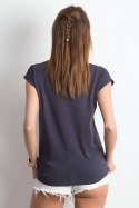 T-shirt Damski Model RV-TS-4839.02P Grafit - BFG BFG T-shirt Damski Model RV-TS-4839.02P Grafit - BFG BFG