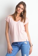 T-shirt Damski Model RV-TS-4839.34P Light Pink - BFG BFG T-shirt Damski Model RV-TS-4839.34P Light Pink - BFG BFG