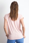T-shirt Damski Model RV-TS-4839.34P Light Pink - BFG BFG T-shirt Damski Model RV-TS-4839.34P Light Pink - BFG BFG