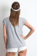 T-shirt Damski Model RV-TS-4839.35P Grey - BFG BFG T-shirt Damski Model RV-TS-4839.35P Grey - BFG BFG