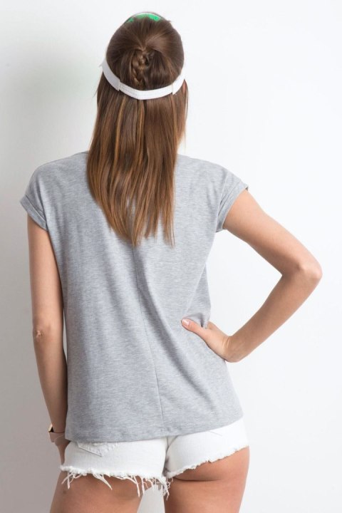 T-shirt Damski Model RV-TS-4839.35P Grey - BFG BFG T-shirt Damski Model RV-TS-4839.35P Grey - BFG BFG