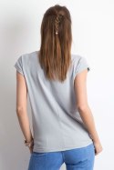 T-shirt Damski Model RV-TS-4839.36P Light Grey - BFG BFG T-shirt Damski Model RV-TS-4839.36P Light Grey - BFG BFG