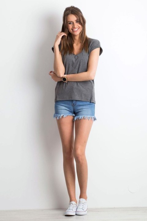 T-shirt Damski Model RV-TS-4839.62P Dark Grey - BFG BFG T-shirt Damski Model RV-TS-4839.62P Dark Grey - BFG BFG