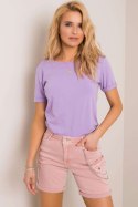 T-shirt Damski Model RV-TS-5671.05P Light Violet - BFG BFG T-shirt Damski Model RV-TS-5671.05P Light Violet - BFG BFG