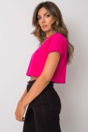 T-shirt Damski Model RV-TS-6929.19 Fuksja - BFG BFG T-shirt Damski Model RV-TS-6929.19 Fuksja - BFG BFG