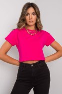T-shirt Damski Model RV-TS-6929.19 Fuksja - BFG BFG T-shirt Damski Model RV-TS-6929.19 Fuksja - BFG BFG