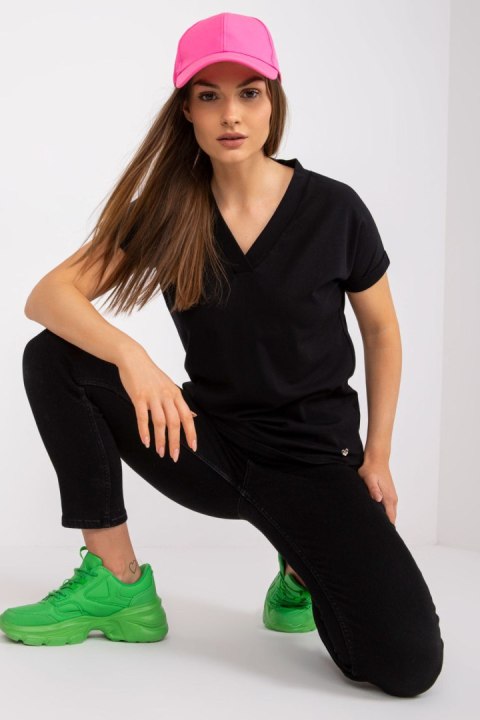 T-shirt Damski Model RV-TS-7666.19 Black - BFG BFG T-shirt Damski Model RV-TS-7666.19 Black - BFG BFG