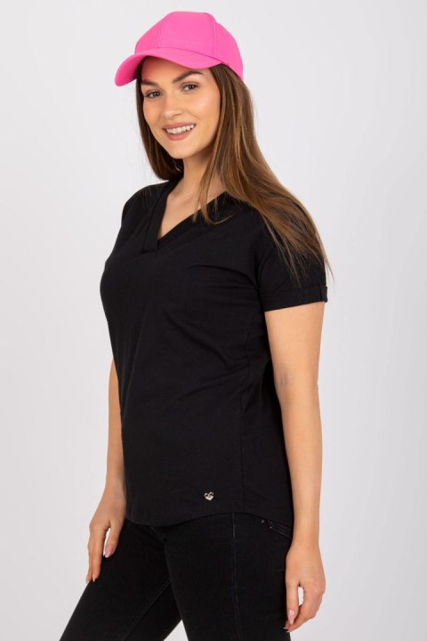 T-shirt Damski Model RV-TS-7666.19 Black - BFG BFG T-shirt Damski Model RV-TS-7666.19 Black - BFG BFG