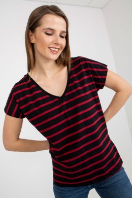 T-shirt Damski Model RV-TS-8567.26 Black/Red - BFG BFG